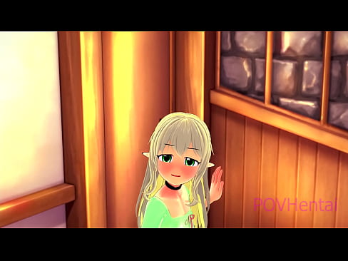 ❤️ (Trap) Elvish mjakazi hukusaidia kunawa uso wako. Fucking ❤